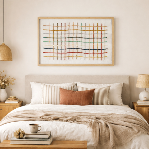 Grid Textile Art