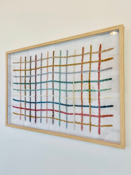 Grid Textile Art