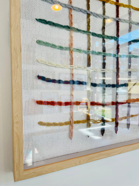 Grid Textile Art