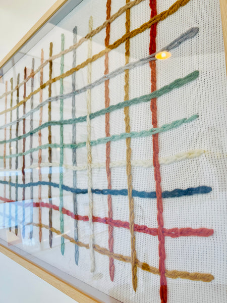 Grid Textile Art