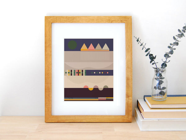 Bauhaus inspired Art Print n.7