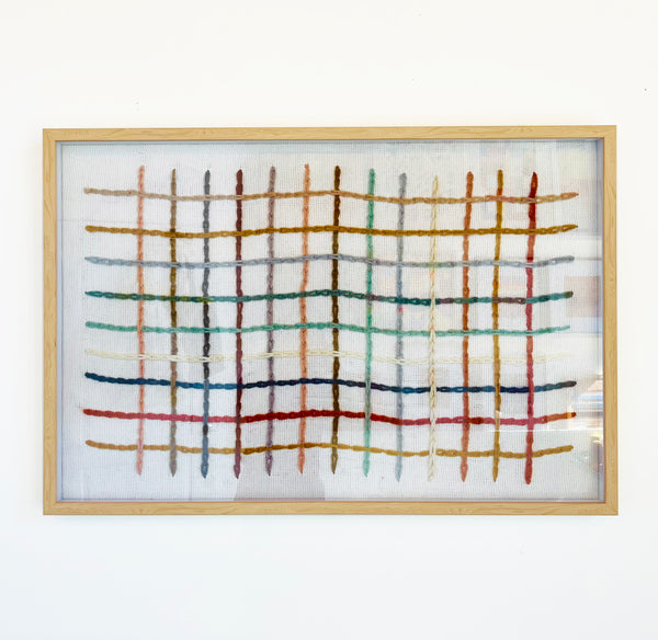 Grid Textile Art
