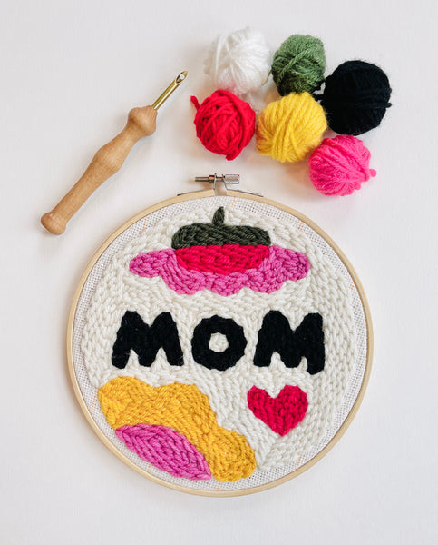 Drawing With Yarn - A Punch Needle Embroidery Workshop Mother's Day edition