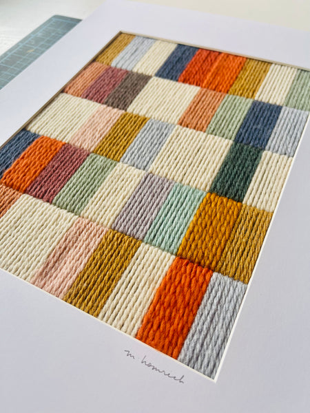Bars 8 - Textile Art