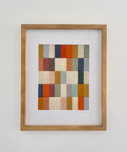 Bars 8 - Textile Art