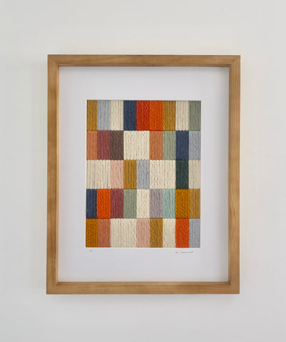 Bars 8 - Textile Art