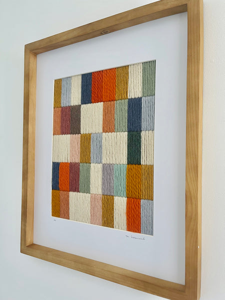Bars 8 - Textile Art