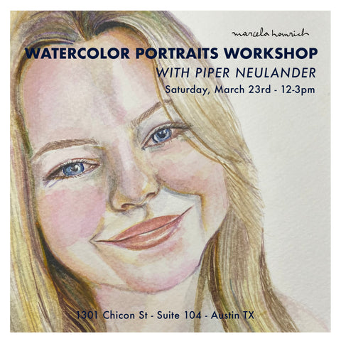 03/23/2024 - Watercolor Portraits with Piper Neulander