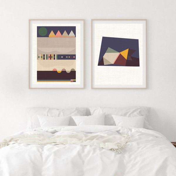 Bauhaus inspired Art Prints n.44 - Set of 2