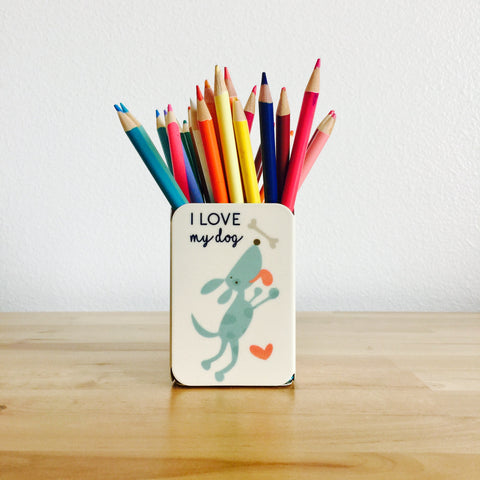 Dog Pencil Cup
