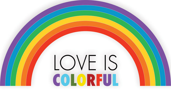 Love is Colorful Sticker