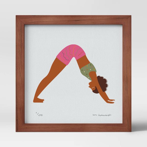 Yoga n.01 Framed Mini Art Print