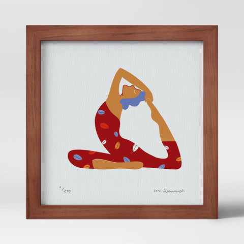 Yoga n.03 Framed Mini Art Print