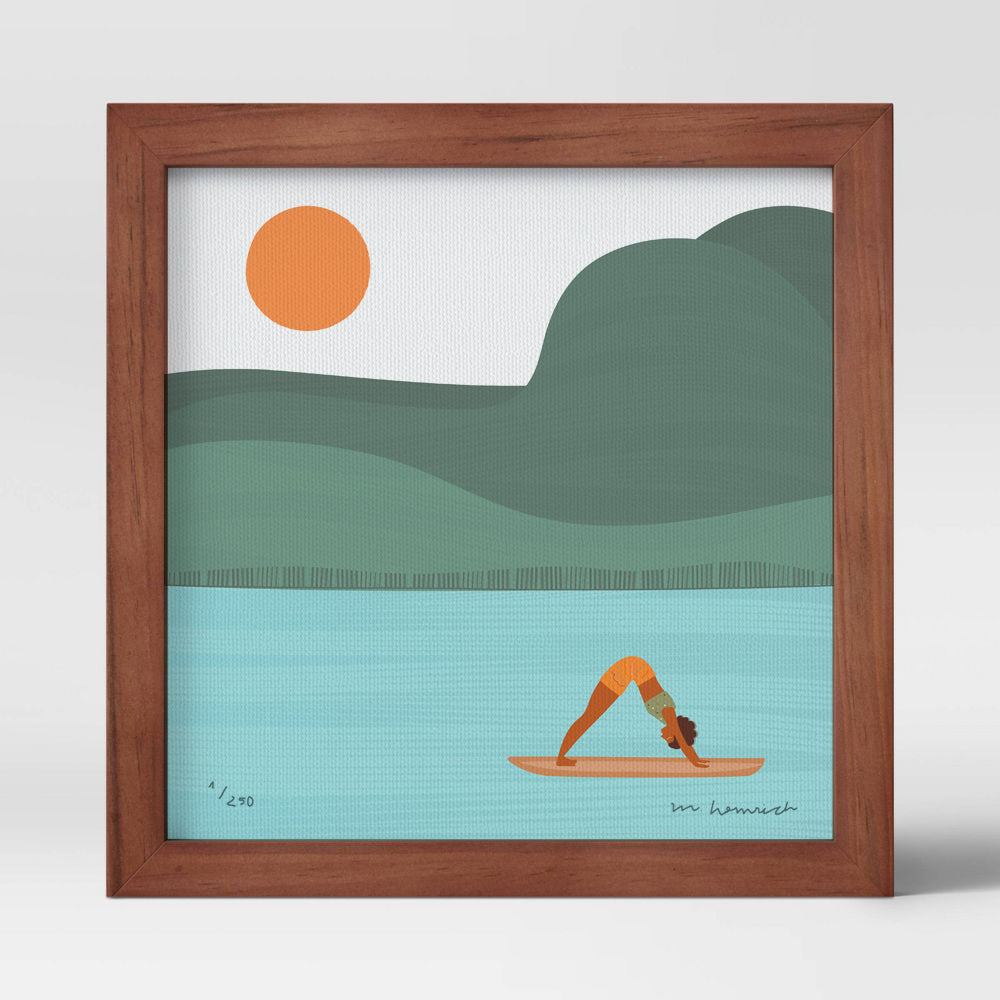 Yoga n.07 Framed Mini Art Print