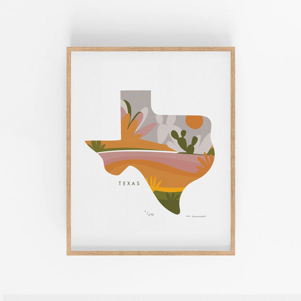 Texas Art Print n.02