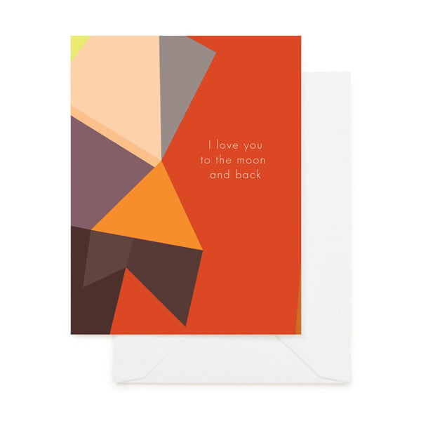 I Love You to The Moon and Back Card