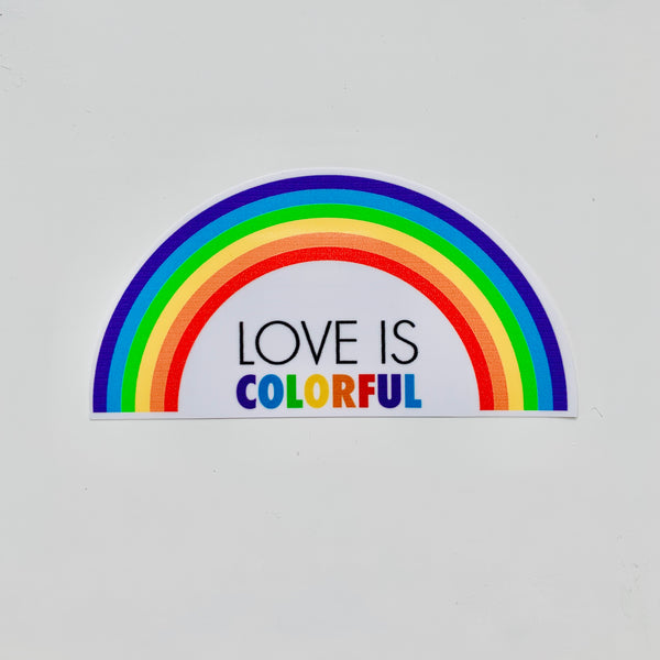 Love is Colorful Sticker